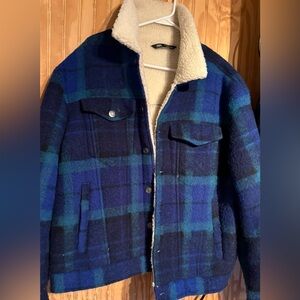 Men’s ZARA Flannell wool coat